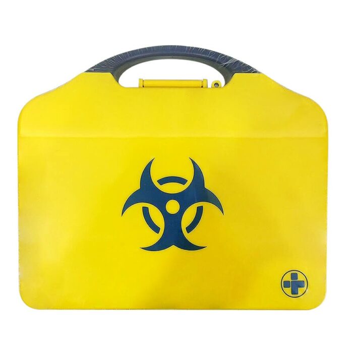 2 Application body fluid clean up spill kit