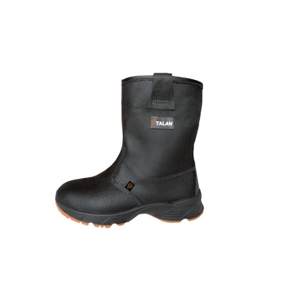 TALAN SE/2M182 Steel Midsole Black Rigger Boots