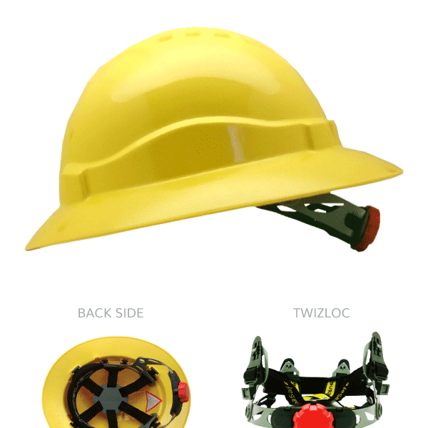 Canasafe iMPactor I Full Brim Twizloc Yellow